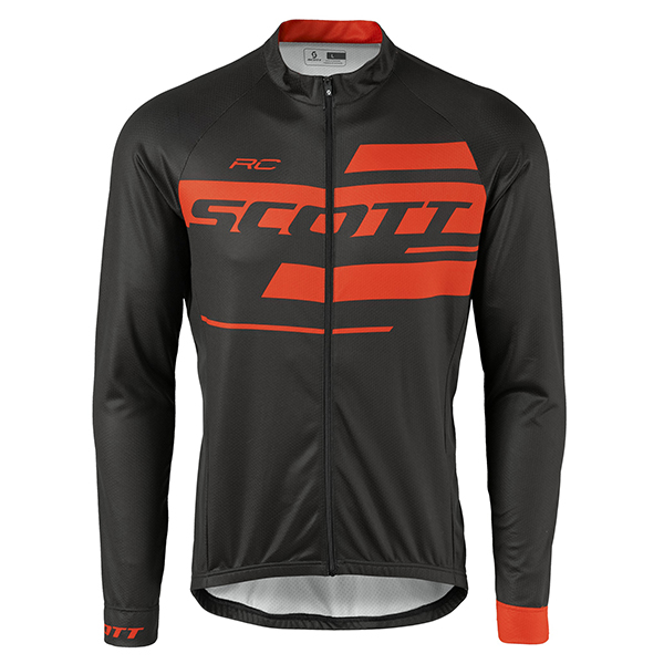 2017 Scott Rc Schwarz-Rot Radtrikot Langarm 454CEJB 2017 Scott Rc Schwarz-Rot Radtrikot Langarm 454CEJB