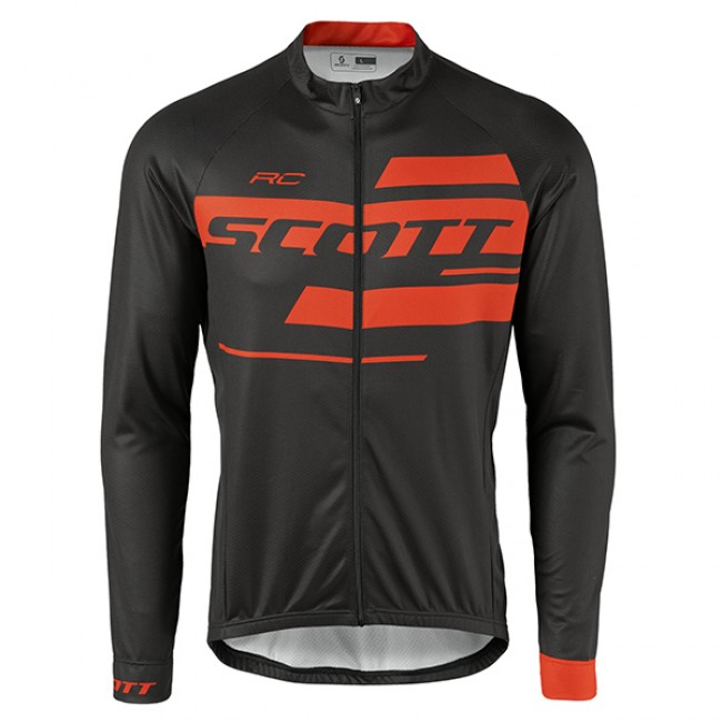 2017 Scott Rc Schwarz-Rot Radtrikot Langarm 454CEJB 2017 Scott Rc Schwarz-Rot Radtrikot Langarm 454CEJB