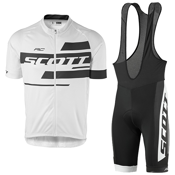 2017 Scott Rc Weiß Schwarz Fahrradbekleidung Satz Radtrikot Kurzarm+Kurz Trägerhose vente 688ZCSX 2017 Scott Rc Weiß Schwarz Fahrradbekleidung Satz Radtrikot Kurzarm+Kurz Trägerhose vente 688ZCSX