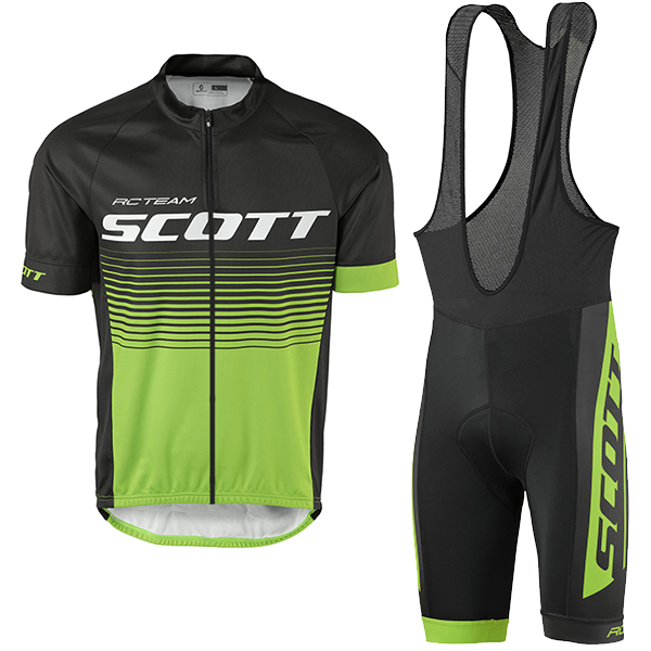 2017 Scott Rc Schwarz Grün Fahrradbekleidung Satz Radtrikot Kurzarm+Kurz Trägerhose 960QGRJ 2017 Scott Rc Schwarz Grün Fahrradbekleidung Satz Radtrikot Kurzarm+Kurz Trägerhose 960QGRJ