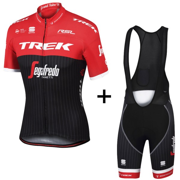 Trek Segafredo Pro 2017 Rot Fahrradbekleidung Satz Radtrikot Kurzarm+Kurz Trägerhose Schwarz 298MFBY Trek Segafredo Pro 2017 Rot Fahrradbekleidung Satz Radtrikot Kurzarm+Kurz Trägerhose Schwarz 298MFBY