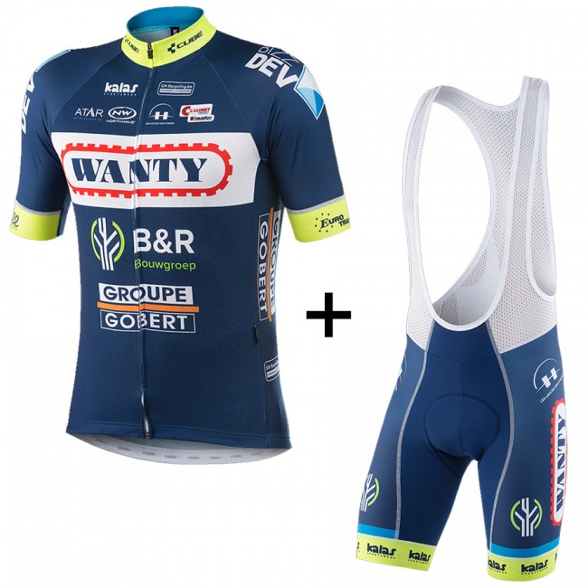 2017 Wanty Groupe Gobert Fahrradbekleidung Satz Radtrikot Kurzarm+Kurz Trägerhose 367IIZI 2017 Wanty Groupe Gobert Fahrradbekleidung Satz Radtrikot Kurzarm+Kurz Trägerhose 367IIZI